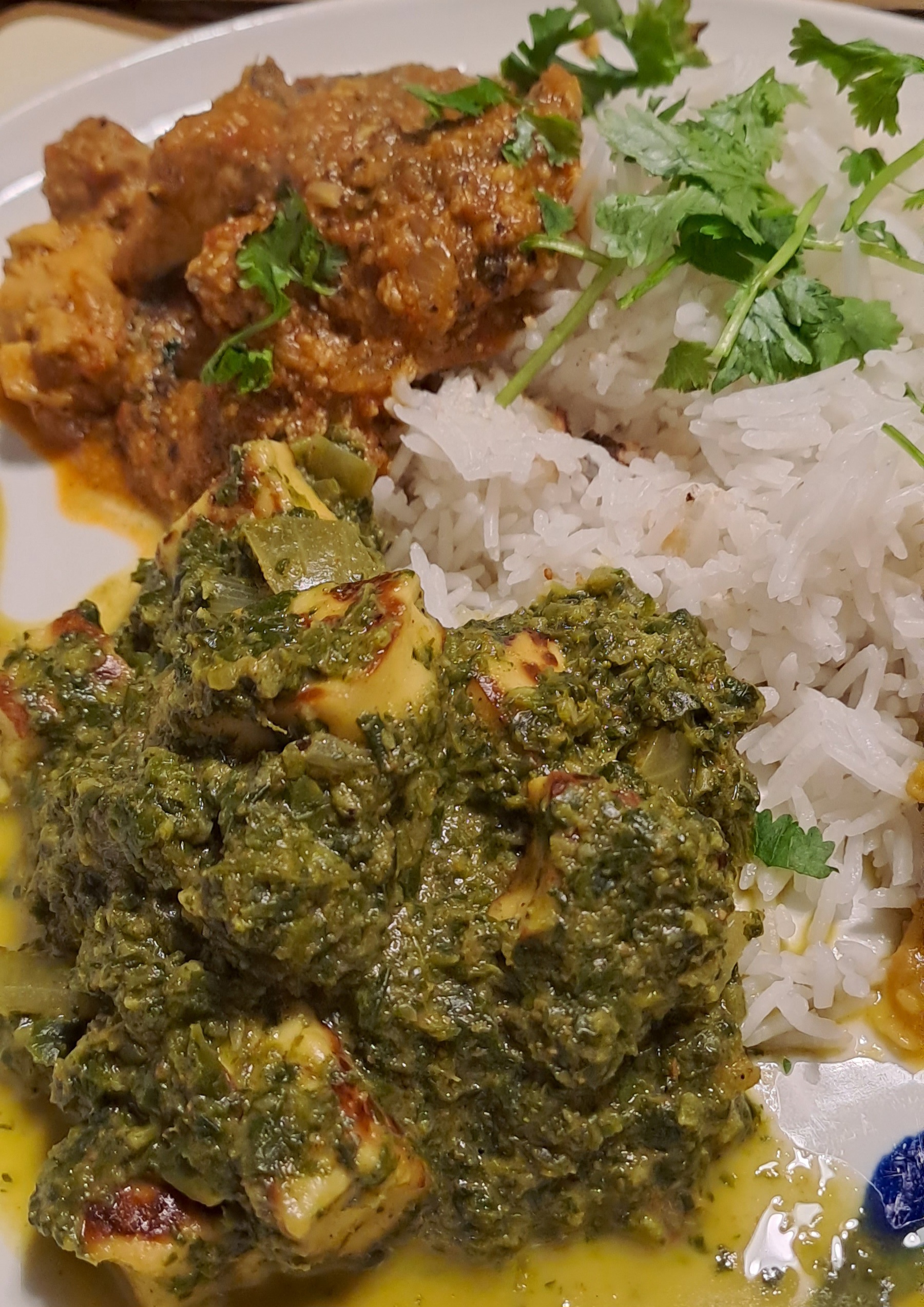 Spinach and Cheese Curry - NooNoosNibbles